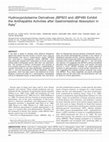 Research paper thumbnail of Hydroxyprolylserine derivatives JBP923 and JBP485 exhibit the antihepatitis activities after gastrointestinal absorption in rats