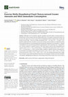 Research paper thumbnail of Exercise Shifts Hypothetical Food Choices toward Greater Amounts and More Immediate Consumption