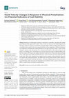 Research paper thumbnail of Trunk Velocity Changes in Response to Physical Perturbations Are Potential Indicators of Gait Stability