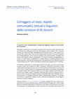 Research paper thumbnail of Ujcich correggere un testo