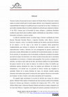 Research paper thumbnail of Editorial Pasado Abierto, Vol 10, N°19 (2024)