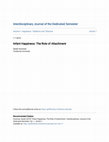 Research paper thumbnail of Infant Happiness: The Role of Attachment