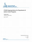 Research paper thumbnail of FY2018 Appropriations for the Department of Justice [October 12, 2017]