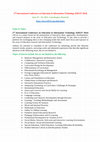 Research paper thumbnail of Call For Paper - 2nd International Conference on Education & Information Technology (EDUIT 2024)