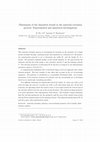 Research paper thumbnail of Dimensions of the deposited strand in the material extrusion process: Experimental and numerical investigations