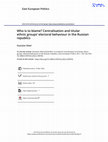 Research paper thumbnail of Who is to blame? Centralisation and titular ethnic groups’ electoral behaviour in the Russian republics