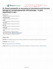 Research paper thumbnail of 3L, three-Lactobacilli on recovering of microbiome and immune-damage by cyclophosphamide chemotherapy —A pilot experiment in rats—