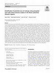 Research paper thumbnail of Identification of potential area of recharge using geospatial and multi-criteria decision analysis in the Macta watershed (Western Algeria)