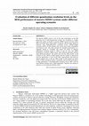 Research paper thumbnail of Evaluation of different quantization resolution levels on the BER performance of massive MIMO systems under different operating scenarios