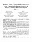 Research paper thumbnail of Machine Learning Technique for Facial Datasets to Detect Examination Fraudulent Activities in the Online Examination: A Systematic Review Approach