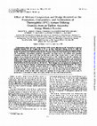 Research paper thumbnail of Effect of medium composition and sludge removal on the production, composition, and architecture of thermophilic (55 degrees C) acetate-utilizing granules from an upflow anaerobic sludge blanket reactor