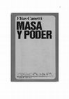 Research paper thumbnail of MASA Y PODER - ELIAS CANETTI