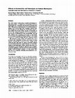 Research paper thumbnail of Effects of Escherichia coli hemolysin on human monocytes. Cytocidal action and stimulation of interleukin 1 release