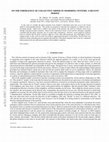 Research paper thumbnail of On the Emergence of Collective Order in Swarming Systems: A Recent Debate