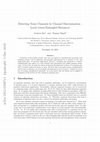 Research paper thumbnail of Detecting Noisy Channels by Channel Discrimination : Local versus Entangled Resources