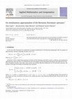 Research paper thumbnail of On simultaneous approximation of the Bernstein Durrmeyer operators