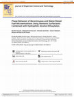 Research paper thumbnail of Phase Behavior of Bicontinuous and Water/Diesel Fuel Microemulsions Using Nonionic Surfactants Combined with Hydrophilic Alcohol Ethoxylates