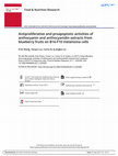 Research paper thumbnail of Antiproliferative and proapoptotic activities of hydroxytyrosol derivatives on human promyelocytic leukemia cell lines