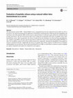 Research paper thumbnail of Evaluation of peptides release using a natural rubber latex biomembrane as a carrier