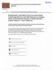 Research paper thumbnail of Randomized, Controlled Trial of an Intervention Combining Self-Care and Self-Hypnosis on Fatigue, Sleep, and Emotional Distress in Posttreatment Cancer Patients: 1-Year Follow-Up