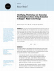 Research paper thumbnail of Identifying, Monitoring, and Assessing Promising Innovations: Using Evaluation to Support Rapid-Cycle Change