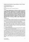 Research paper thumbnail of Radiation Induced Mutation for Improving Papaya Variety in Vietnam