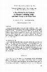 Research paper thumbnail of A new method for the synthesis of polymers containing amide and imide groups in the main chain