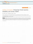 Research paper thumbnail of Correction: Author Correction: Amazonian forest-savanna bistability and human impact