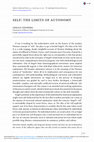 Research paper thumbnail of Self: The Limits of Autonomy