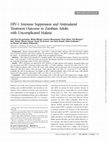 Research paper thumbnail of HIV‐1 Immune Suppression and Antimalarial Treatment Outcome in Zambian Adults with Uncomplicated Malaria