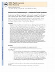 Research paper thumbnail of Serious aortic complications in a patient with Turner syndrome