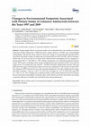 Research paper thumbnail of Changes in Environmental Footprints Associated with Dietary Intake of Lebanese Adolescents between the Years 1997 and 2009