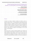 Research paper thumbnail of Filosofía aplicada: Renovación de la enseñanza de la filosofía y su vínculo político con las instituciones públicas