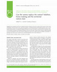 Research paper thumbnail of Can the umma replace the nation? Salafism, home-making and the territorial nation-state