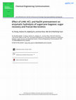 Research paper thumbnail of Effect of LHW, HCl, and NaOH pretreatment on enzymatic hydrolysis of sugarcane bagasse: sugar recovery and fractal-like kinetics