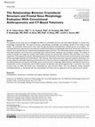 Research paper thumbnail of The Relationships Between Craniofacial Structure and Frontal Sinus Morphology: Evaluation With Conventional Anthropometry and CT-Based Volumetry