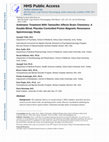 Research paper thumbnail of Antimanic Treatment With Tamoxifen Affects Brain Chemistry: A Double-Blind, Placebo-Controlled Proton Magnetic Resonance Spectroscopy Study