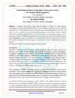 Research paper thumbnail of Psychological aspect of infertility: A Narrative review Ms Rashmi Sheikh Agnihotri Phd Candidate Desh Bhagat University Mandi Gobindgarh