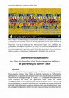 Research paper thumbnail of Opératifs versus Spéculatifs : les rites de réception chez les compagnons tailleurs de pierre français au XVIIIe siècle