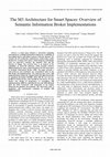 Research paper thumbnail of The M3 architecture for smart spaces: Overview of semantic information broker implementations