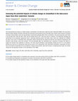 Research paper thumbnail of Assessing the potential impacts of climate change on streamflow in the data-scarce Upper Ruvu River watershed, Tanzania