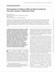 Research paper thumbnail of Determination of Choline in Milk and Infant Formulas by Enzymatic Analysis: Collaborative Study