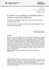 Research paper thumbnail of A “Morada” como constelação e encruzilhada: estética e política em experiências audiovisuais