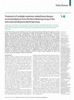 Research paper thumbnail of Treatment of multiple myeloma-related bone disease: recommendations from the Bone Working Group of the International Myeloma Working Group