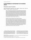 Research paper thumbnail of Plasmapheresis in the treatment of myasthenia gravis: retrospective study of 26 patients