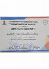 Research paper thumbnail of Reconocimiento como Par ciego en la cuarta edición de la Revista científica "CIENCIAS Y COMUNICACIÓN" de la Universidad Autónoma del Beni José Ballivián.