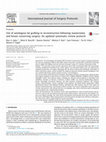 Research paper thumbnail of Use of autologous fat grafting in reconstruction following mastectomy and breast conserving surgery: An updated systematic review protocol