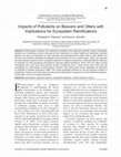 Research paper thumbnail of Impacts of Pollutants on Beavers and Otters with Implications for Ecosystem Ramifications