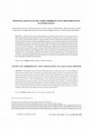 Research paper thumbnail of Efeito da aplicação de ácido giberélico no crescimento da palmeira-ráfia