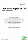 Research paper thumbnail of How Does the Productivity of Foreign Direct Investment Spill Over to Local Firms in Chinese Manufacturing?